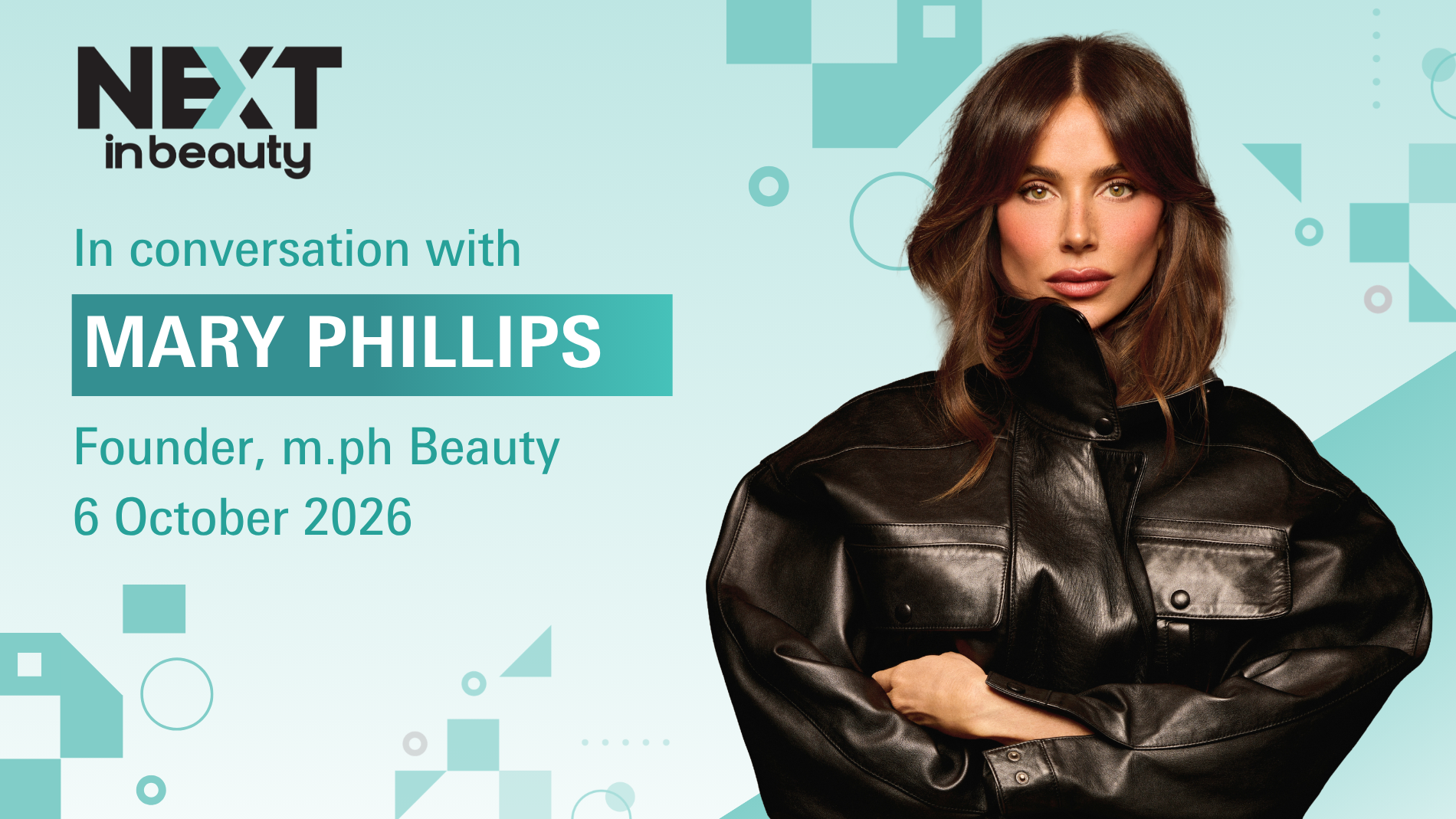 Patrick Ta and Mary Phillips at Beautyworld Dubai