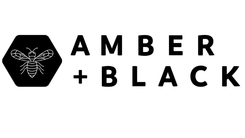 Amber + Black logo