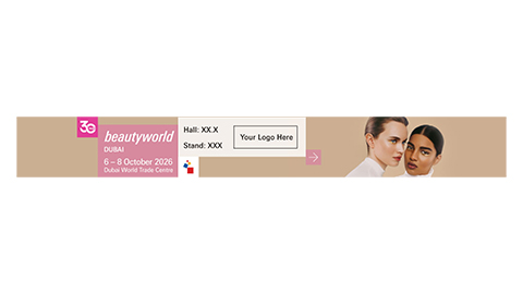 Beautyworld Middle East - Personalised static web banner