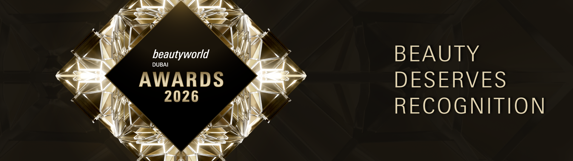 Beautyworld Dubai Awards Key Visual