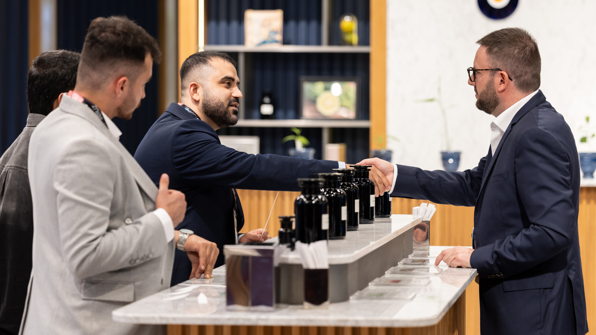 Beautyworld Dubai - Visitor and exhibitor interaction