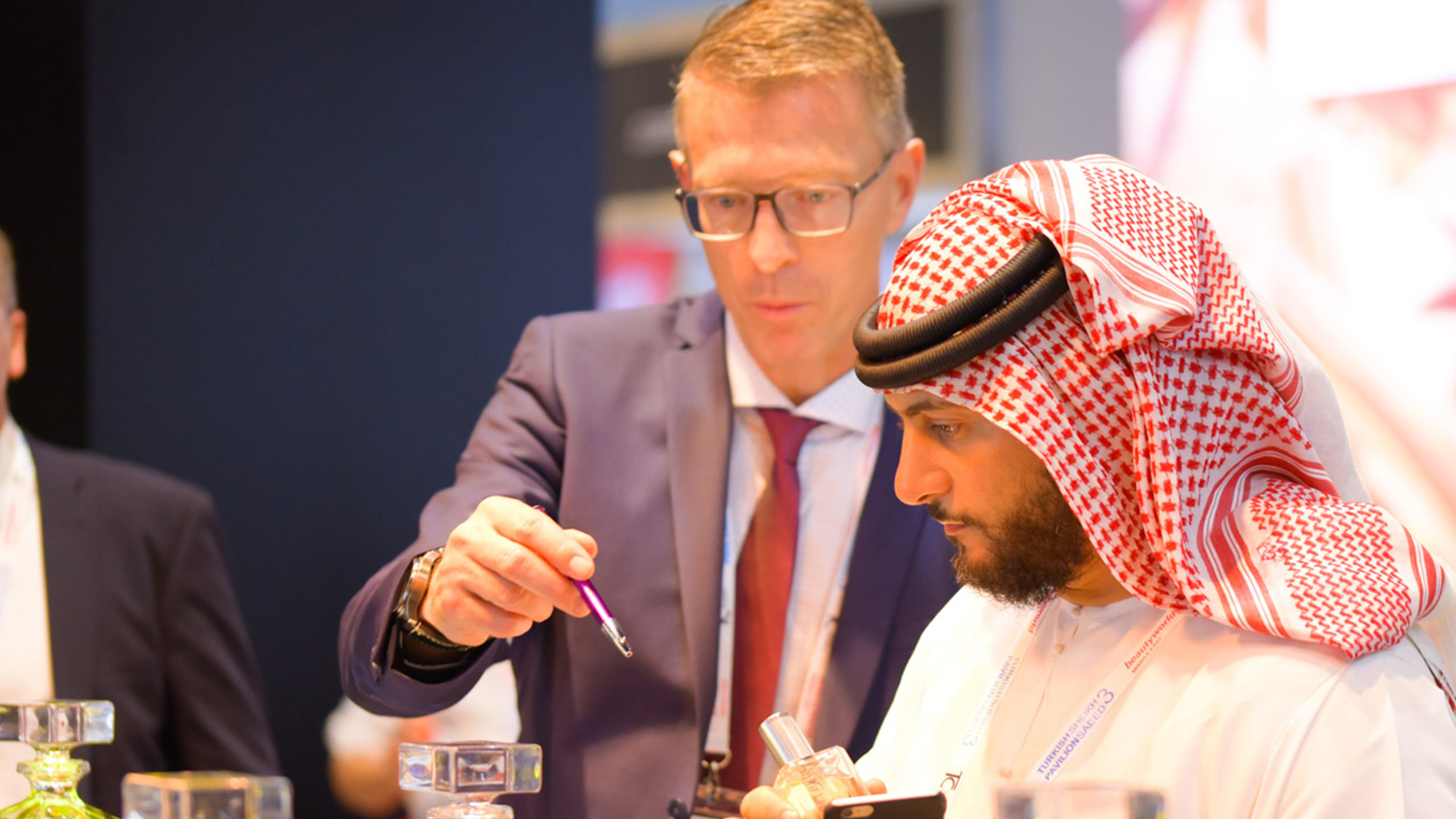 Beautyworld Dubai - Visitor and exhibitor interaction