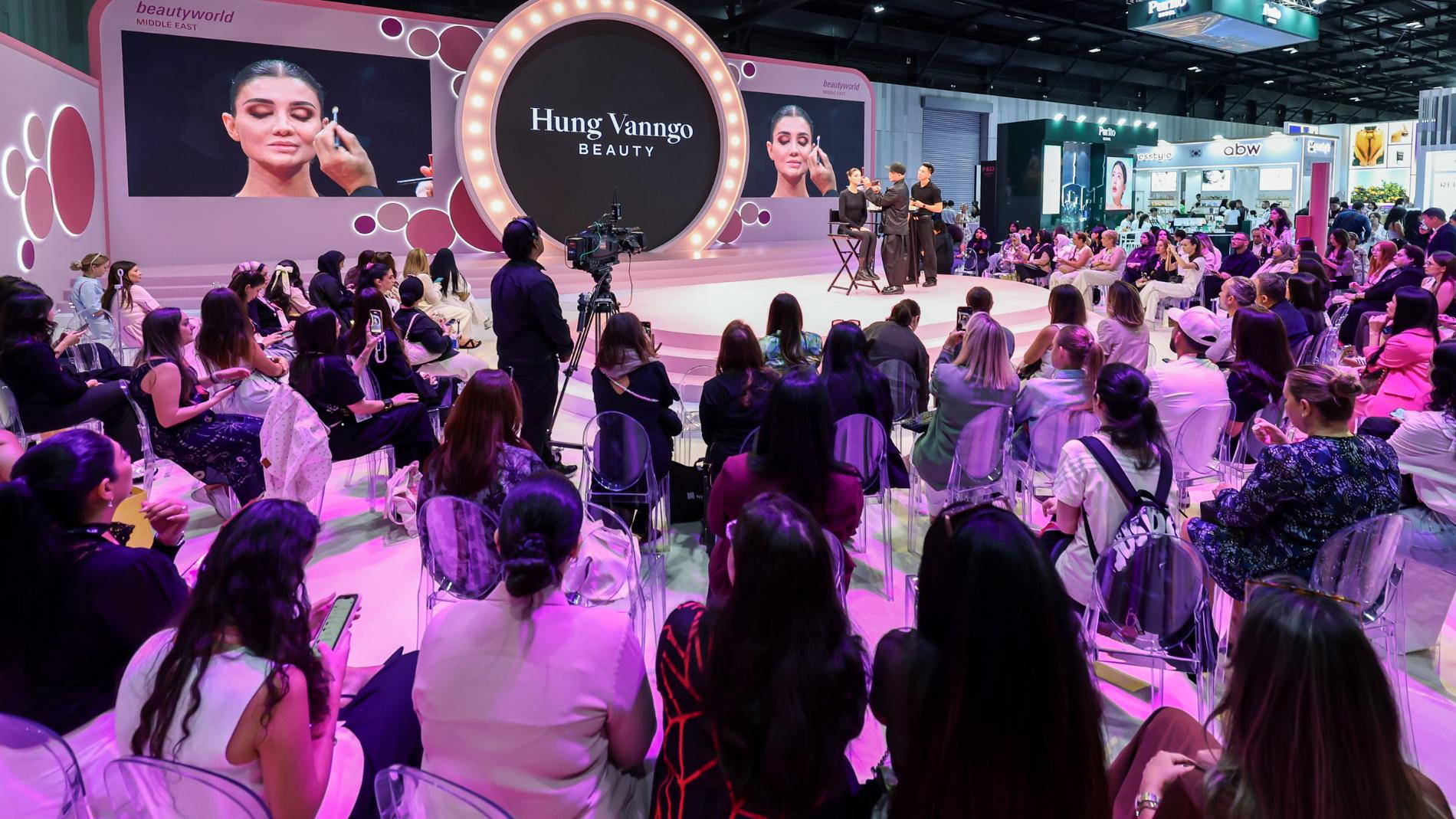 Hung Vanngo masterclass at Beautyworld Dubai