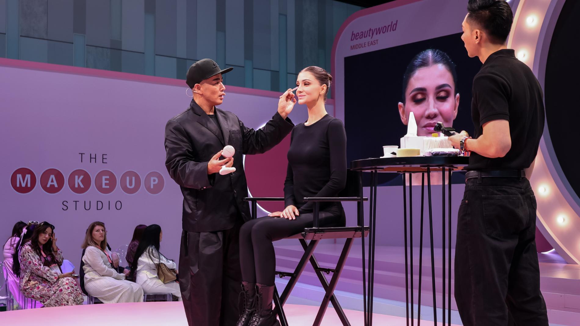 The Makeup Studio makeup demonstration