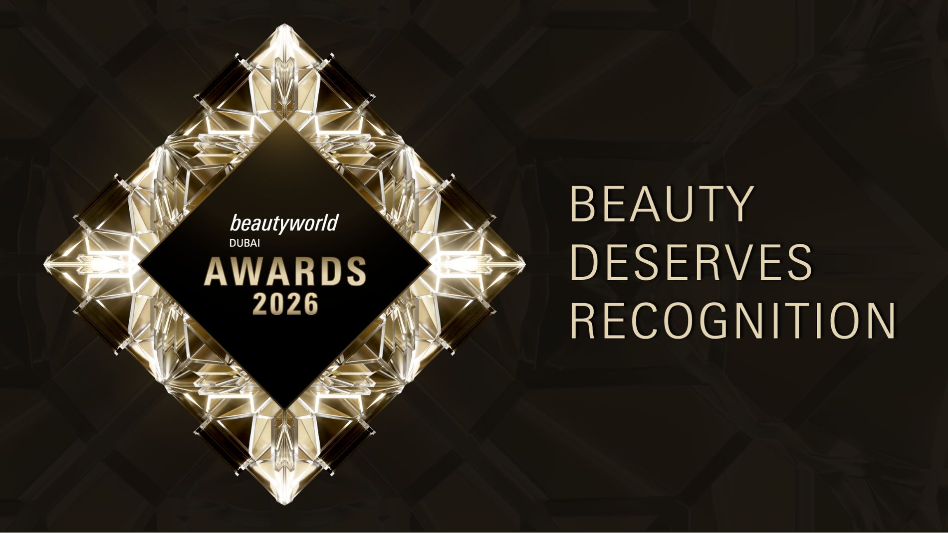 Beautyworld Dubai Awards 2026 key visual